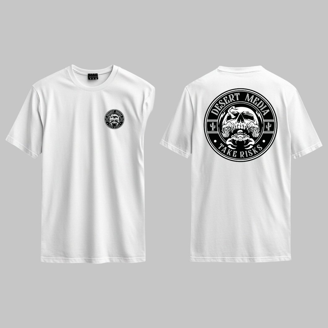 White Take Risks Shirt